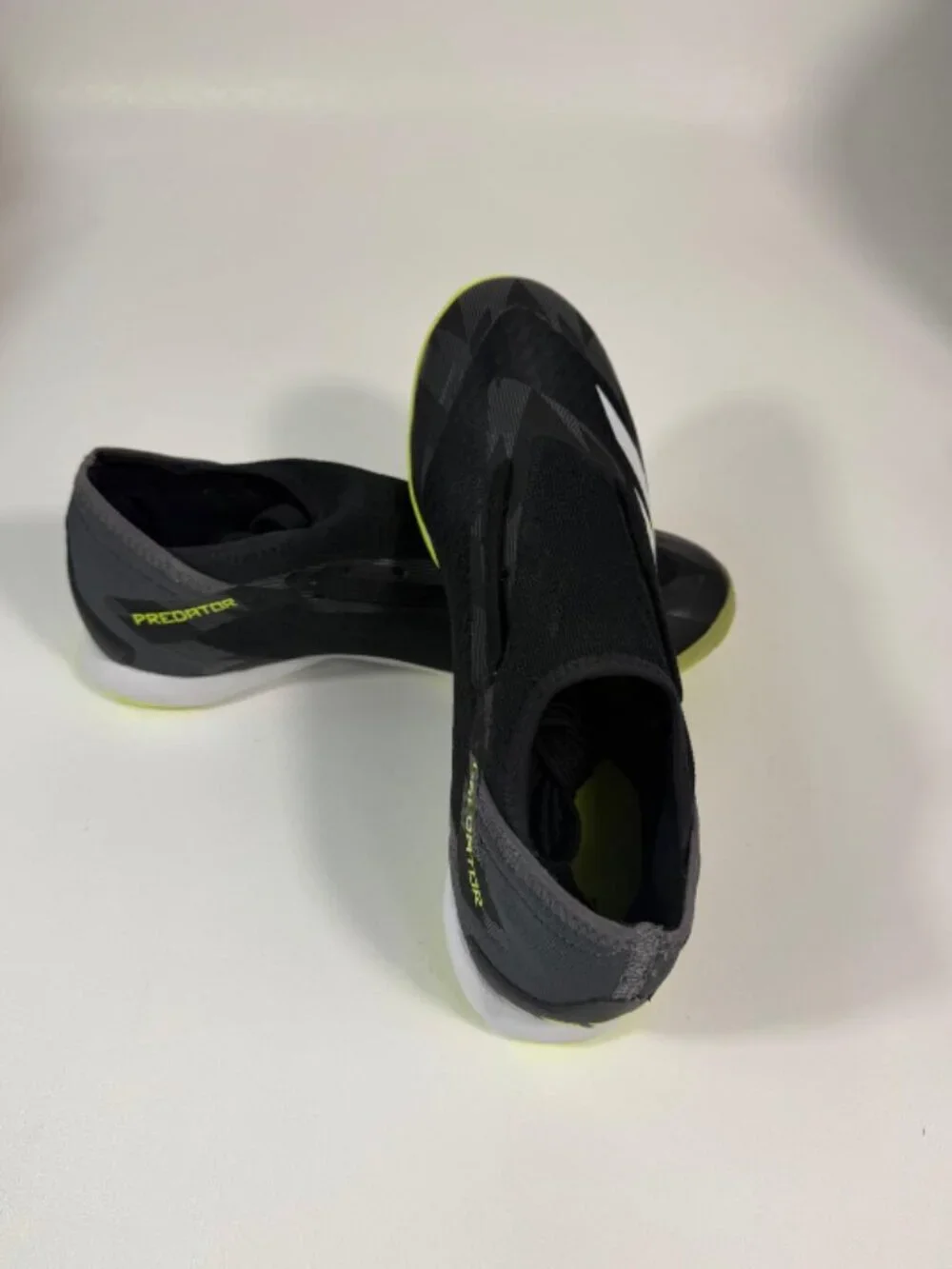 Adidas Predator Accuracy.3 in Indoor Soccer Shoe Core Black/Team Solar Yellow
